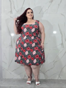 Plus Size Dresses - Multicolor - Ver 3