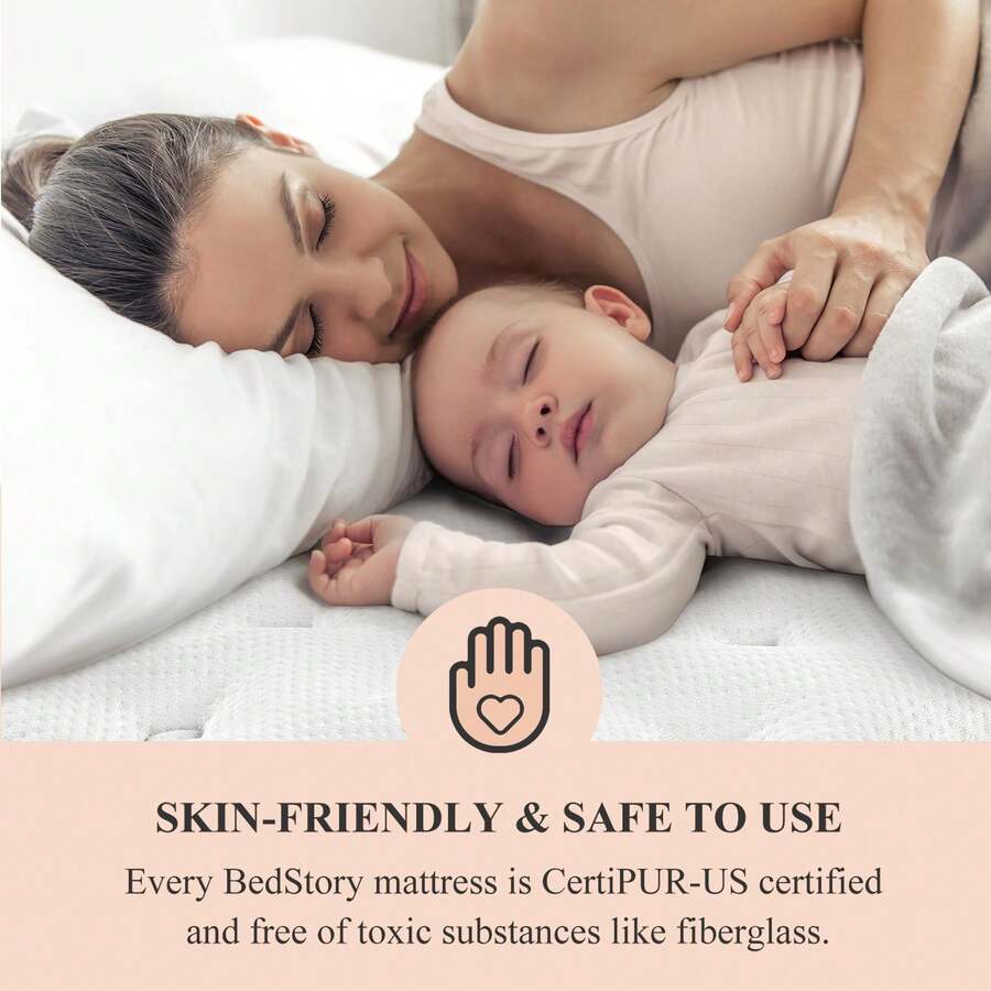 EMUQUD 14 Inch HotelCollection Hybrid Mattress For Extra Lumbar