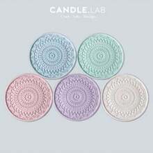 1pc Diatomaceous Earth Simple 10CM Round Coaster Waterproof Thermal Insulation Coaster - Multicolor - View 6