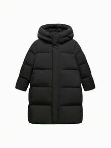 mini bala 男童和女童长款厚羽绒服 全新冬季系列 - 黑色 - 查看 4