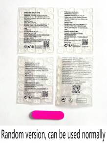 24 片方形鲜花蜜蜂可拆卸假指甲提升您的外观，配有指甲胶和指甲锉，适合女性和儿童佩戴和压指甲 - 彩色 - 查看 6