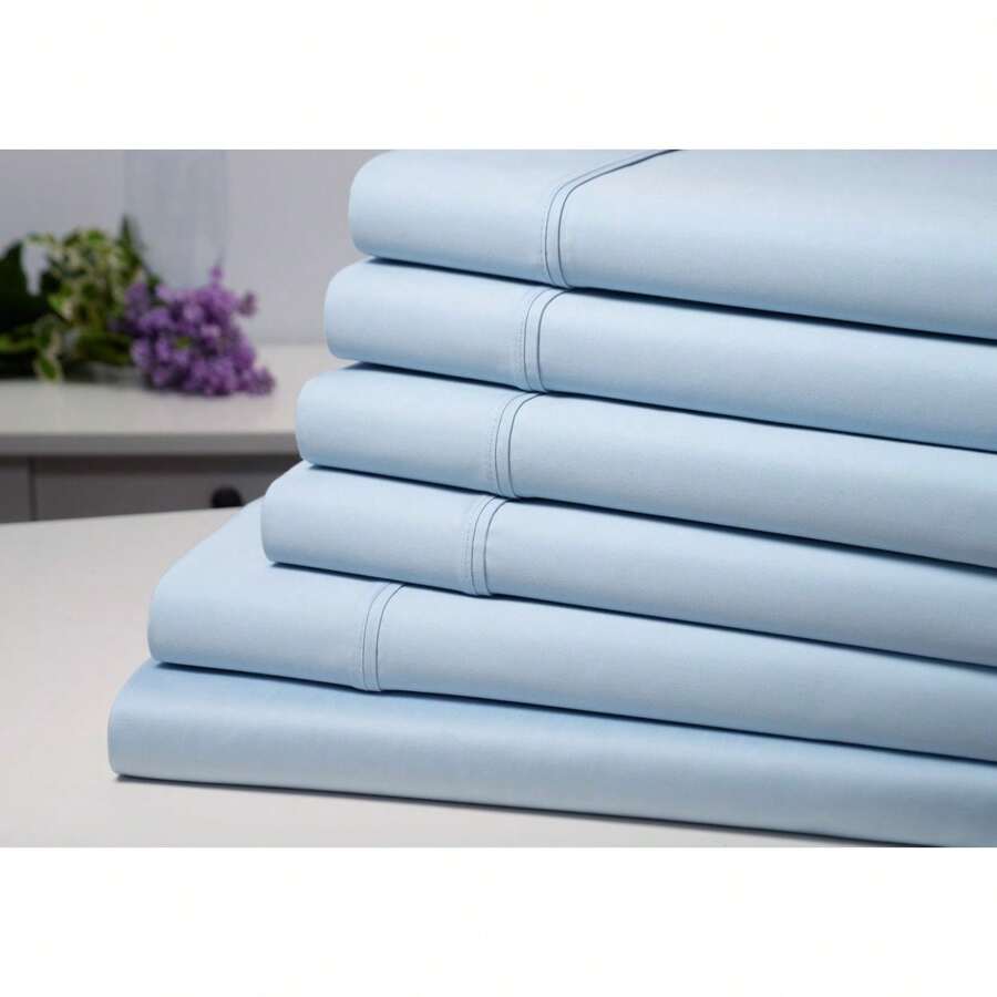 Kathy Ireland Bamboo Cotton 1500 Thread Count 6 Pc Sheet Set Queen King