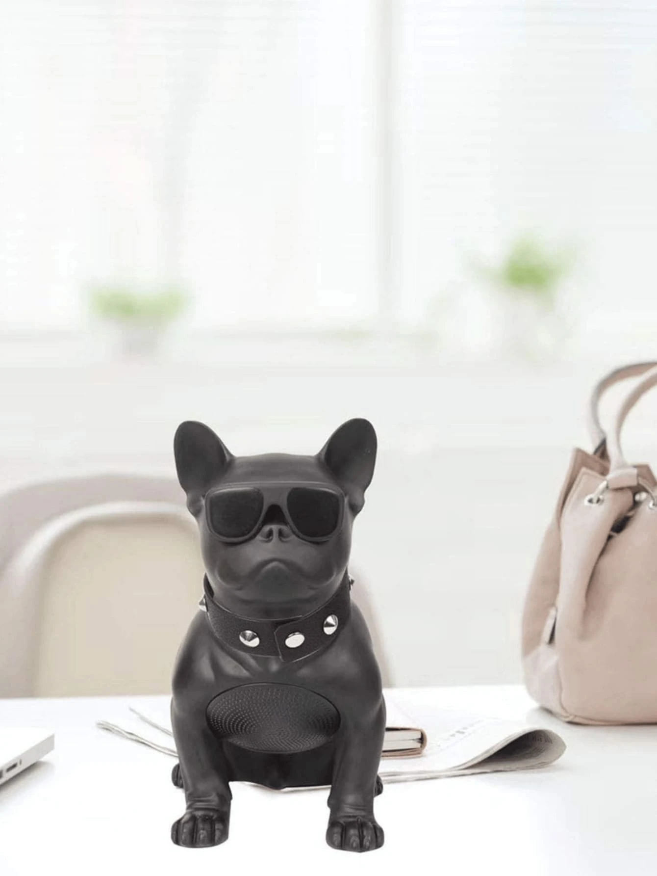 Bocina Bluetooth y radio FM, bocina portátil, bocina con diseño bulldog Mini CH-M12 - Multicolor - Ver 1