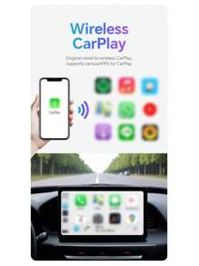 Acodo Bộ chuyển đổi mini 2 trong 1 mới có dây kết nối với Carplay không dây và Android Auto dành cho xe hơi OEM CarPlay Tốc độ truyền 5GHz WiFi5 Cắm và chạy Thời trang và di động Thích hợp - màu đen - Xem 5