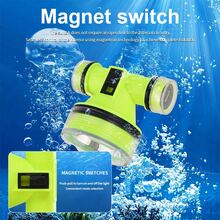 专业潜水 LED 头灯便携式可充电 USB 潜水 500 米水下头灯潜水员鱼叉捕鱼头灯