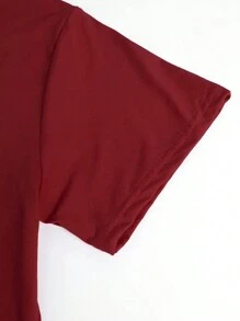 Men's Letter Print T-Shirt & ATLANTA