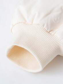 mini bala 男孩和女孩可爱柔软舒适冬裤 - 白色 - 查看 8