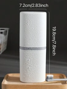 Hộp đựng bàn chải đánh răng du lịch di động unisex, hộp đựng kem đánh răng, hộp đựng bàn chải đánh răng đa năng dùng khi đi cắm trại, đi học, công tác, đồ dùng cần thiết trong phòng tắm. - Nhiều màu - Xem 7