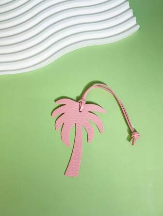 1PC Solid Color PU Fashionable, Simple, Cute And Interesting Plant Coconut Tree Car Keychain Pendant Car Hanging Accessory Backpack Shoulder Bag Slanted Shoulder Bag Handbag Tote Bag Pendant Coconut Tree Luggage Hanging Accessory Suitable For Couples, Students, Men And Women Going To School, Work And Commuting, Daily Dates, Holidays, Travel And Business Trips Suitable For Boys, Holidays, Girlfriends, Mothers, Small Gifts, Children