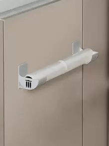 2/4 pezzi set portabuste adesivo e porta pellicola, organizer da parete per cucina per pellicola trasparente e sacchetti dell immondizia, soluzione multifunzionale senza foratura per armadi e frigorifero, salvaspazio per buste di plastica, pellicola e rotoli di carta, organizer versatile per cucina e bagno, porta pellicola e sacchi dell'immondizia senza foratura, adatto per compleanni, inaugurazione casa, Natale