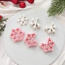 Snowflake Series Soft Pottery Earrings Clay Cutters Ceramic Polymer Clay DIY Jewelry Pendant Mold Cutting Gift Tools - SD-039 - View 4