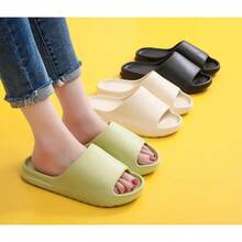 Crestar Fashion Brand Women Slippers Summer Classic Sports Sandals Men Casual EVA Flat Slippers Unisex Outdoor Indoor Shoes - Brown - View 3