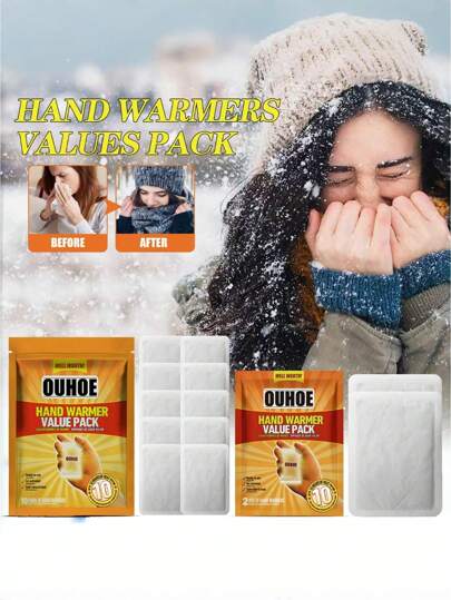 20pcs/10pcs/2pcs Disposable Hand Warmers, One-Time Heating Warm Pads, Winter Portable Warmer, Ideal Gift For Girlfriend/Boyfriend, 8-Hour Long-Lasting, 100% Natural Heating, Compact Hand Warmers Insulation,Galentines,Puppy,Carnival,Party Decorations,Spring Summer Picks,Brides Maid Gifts,Room,Bedroom Decor,Beach,Travel,For Men,For Women,Vacation,Cute Stuff,Mother's Day Gift,Bedroom Decor,Garden,Kitchen Decor,Summer,Beach,Travel Essentials,Room Decor,Squishy,Graduation