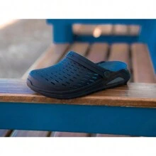 Orthopedic Sandal Babouche Clog Indicated For Fasciitis Spurs Boaonda - 黑/灰 - 查看 2