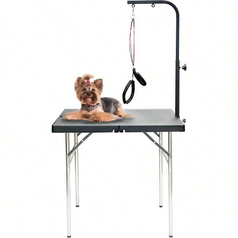 Professional Pet Grooming Table With Double Leashes And Clamp For Large