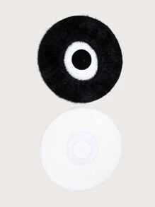 1pc Women's Fashion Rabbit Fur Beret, Suitable For Everyday Use - Multicolor - View 2