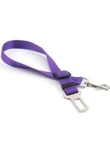 1 pieza Correa de seguridad ajustable para perros en el coche - Accesorios para salidas con perros