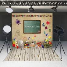 Sublimated Photographic Panel On Fabric Graduation Graduation In Two Sizes - FFOR0004 - 查看 2