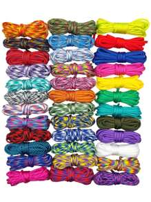 36pcs 3m Length Umbrella Cord For DIY Weaving, Outdoor Emergency Rope, 7-Core Umbrella Rope, Binding Rope