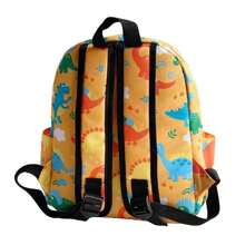 Customized Personalized Cute Dinosaur Cartoon Travel Backpack, Simple & Fashionable - Royal Blue - View 10