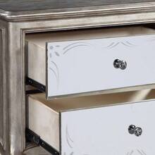 Antique Champagne 2-Drawer Nightstand