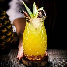 1 件有趣的菠萝压花玻璃杯，果汁/苏打水/气泡水饮料杯，适合各种节日、派对、家庭聚会和桌面装饰 - 彩色 - 查看 3