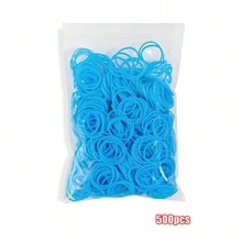 500 piezas/1000 piezas/1500 piezas - 40 gomas elásticas de colores surtidos para hacer pulseras DIY y otros accesorios únicos! Gran regalo para Halloween, Acción de Gracias, Navidad, Pascua - lazo para el cabello - Ver 15