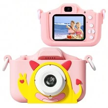 儿童相机玩具，适合 3 4 5 6 7 8 9 10 11 12 岁男孩/女孩，48 MP 高清 1080P IPS 屏幕双自拍数码幼儿摄像机玩具，适合儿童，是男孩和女孩的绝佳圣诞生日礼物 - 彩色 - 查看 11