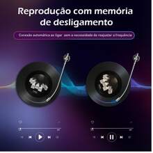 Car Charger With 2 USB And Type C Inputs, Turbo Fast QC 3.0 PD, With RGB LED, Bluetooth - màu đen - Xem 4