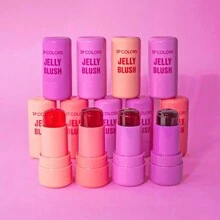 Jelly Blush Sp Colors Highlights Lips Cheeks, Natural, Gelatinous Texture, Beautiful Fun Portable - Multicolor - View 1