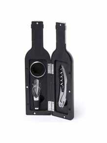 Set regalo da 5/3 pezzi di apribottiglie in acciaio inossidabile, adatto per bar, ristoranti, amanti del vino, feste di vacanza, per uso all'aperto, campeggio, regalo per il padre