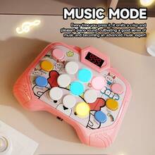 1 Máy chơi game đẩy nhanh 999 chế độ cấp độ 4 Đồ chơi Pop Fidget - Bong bóng đẩy nhanh cầm tay có phản hồi âm thanh tức thì, Máy chơi game điện tử cảm giác đập chuột chũi cho trò chơi nhiều người chơi giải tỏa lo âu, căng thẳng dành cho thanh thiếu niên, người lớn, quà tặng sinh nhật, quà tặng tiệc vui nhộn cho cả gia đình (Không bao gồm pin, một số phụ kiện có màu ngẫu nhiên) Quà tặng Giáng sinh - Nhiều màu - Xem 4