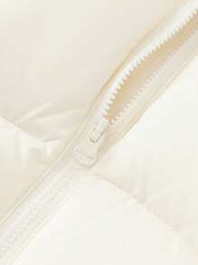 Balabala Girls' Down Jacket Cloud Patterned Warm Winter 2024 Outerwear - Milky White - View 8