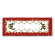 Dohler Christmas Athenas Printed Table Runner 35cm X 1.00m Athenas 107 - 標準 - 查看 4