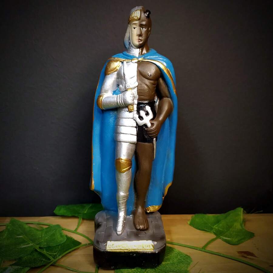 PLASTER IMAGE OF OGUM XOROQUE 21CM - 彩色 - 查看 1