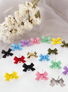 10pcs/set Bow DIY Earrings Accessory - Gold - View 5
