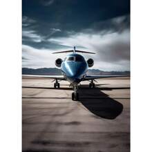 1 件黄色飞机风景海报飞机起飞日落墙壁艺术印刷日出办公室卧室墙壁艺术家居装饰无框架 - 彩色 - 查看 4