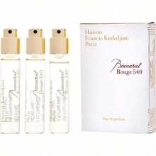 Maison Francis Kurkdjian Rouge 540 By Maison Francis Unisex Jasmine, Amberwood, Ambergris, Saffron, Cedar Eau De Parfum Spray 0.37 Oz Mini X 3 - Trong sáng - Xem 2