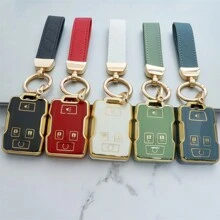 1 件钥匙扣保护套 TPU 汽车钥匙壳带钥匙扣外壳 360 度保护适用于 GMC 适用于雪佛兰 适用于 Silverado 适用于 Suburban 适用于 Tahoe 适用于 Yukon - 大鑰匙扣 - 查看 8