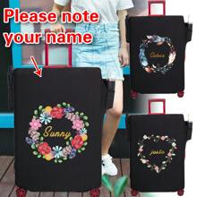 Customized Exclusive Luggage Cover, Suitable For 18-32 Inch Fashion Bags, Thicker Elastic Dust Bags, Bags, Travel Accessories, Luggage Protection Box - Black - View 8