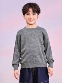 mini bala Boys' And Girls' Wool Sweater 2024 Winter Family Warm Collection