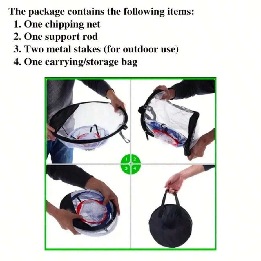 Portable Folding Golf Training Net Pop Up Golf Chipping Net For