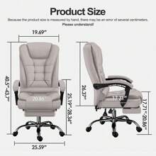 Home Computer Chairs Office Chairs Big And Tall Desk Chair Back Support Computer Desk Chair Ergonomic High Back Chair Executive Big And Tall Chair Suitable For Business Premises