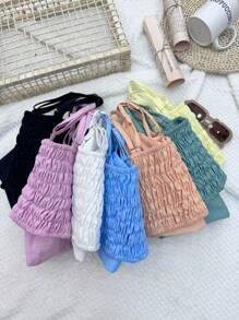 Tailored Set Of Cropped Top With Cups + Shorts - trắng - Xem 5