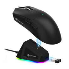 ATTACK SHARK ATTACK SHARK X11 Lightweight Wireless Gaming Mouse With RGB Charging Dock, Tri-Mode-2.4G/USB-C Wired/BT, 22K DPI, PAW3311 Optical Sensor, HUYU Switch, 5 Programmable Buttons For PC/
