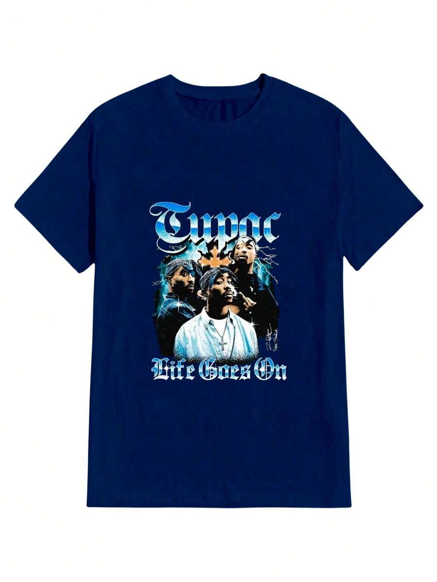 Unisex 100% Cotton T-Shirt NEW! - 藏蓝色 - 查看 1