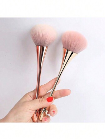 3/2/1件装，特大号矿物彩妆刷，散粉刷，美甲刷，歌舞伎化妆刷，柔软蓬松的粉底刷，腮红刷，专业散粉刷，适合日常妆容，可用于卸妆、外出等场合，包括粉底刷、遮瑕刷、腮红刷、修容刷、古铜粉刷、散粉刷、粉底刷、腮红刷。