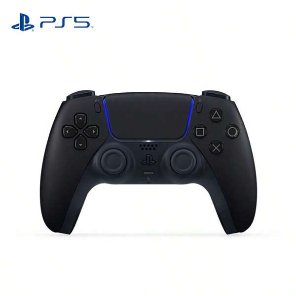 Sony PS5 PlayStation DualSense Kabelloser Spielcontroller, PS5 Controller mit adaptiven Triggern, Dual-Haptik-Motoren, taktiles Feedback, Mehrgeräte-Verbindung, Mitternachtsschwarz, offizielle China-Version