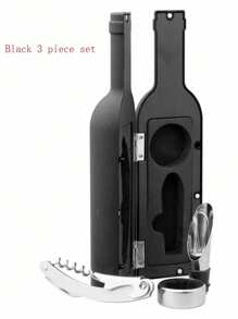 Set regalo da 5/3 pezzi di apribottiglie in acciaio inossidabile, adatto per bar, ristoranti, amanti del vino, feste di vacanza, per uso all'aperto, campeggio, regalo per il padre