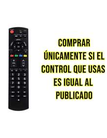 Control Remoto Compatible con Panasonic Viera Lcd Hd N2qayb000485 - Negro - Ver 2